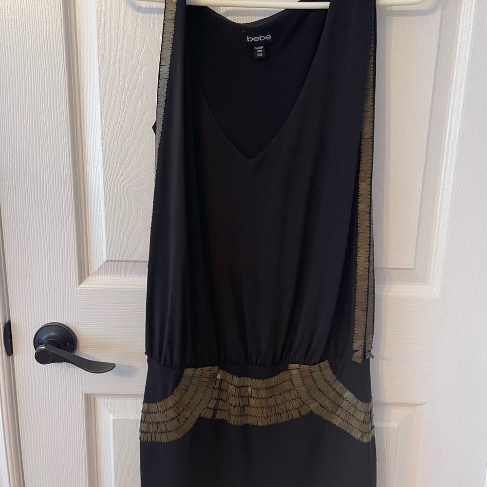BEBE dress in black.